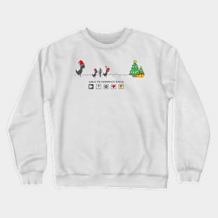 able to connect xmas Crewneck Sweatshirt